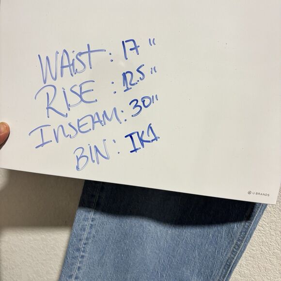 Old Navy Jeans Womens 12 Light Wash Extra High Rise Sky Hi Wide Leg Stretch NWT - Picture 12 of 12